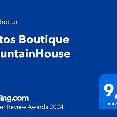 Elatos Boutique Mountainhouse Villa Karpenísion Eksteriør billede